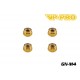 GN-M4 - Écrou Nylstop M4 acier Gold [20pcs]