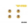 GN-M4 - Écrou Nylstop M4 acier Gold [20pcs]