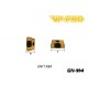 GN-M4 - Écrou Nylstop M4 acier Gold [20pcs]