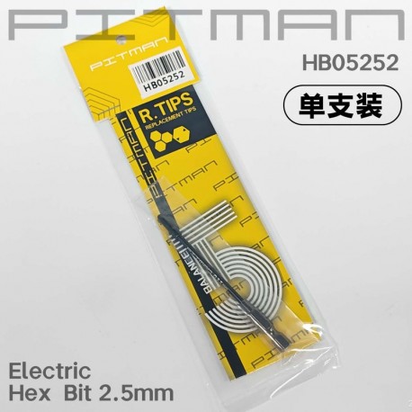 Embout BTR 2.5mm pour visseuse [1pc]