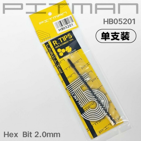 Embout de remplacement BTR 2.0mm pour tournevis [1pc]