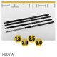 Embout de remplacement BTR 1.5/2.0/2.5/3.0mm pour tournevis [1set]