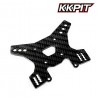 10001K - Tour d'amortisseur avant CNC carbone 4mm [1pc]
