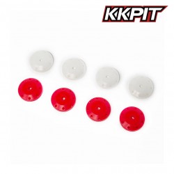 10020K - Pistons d’amortisseurs POM 8x1,3 + 8x1,4mm [1set]
