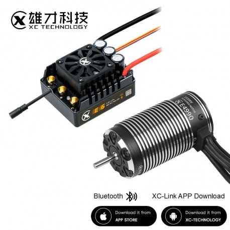 XC-E6 Combo - Contrôleur 200A + moteur E4990 1650KV