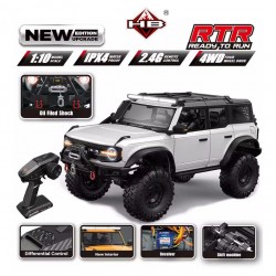Crawler 1/10 Ford Bronco Blanc Métal [RTR]
