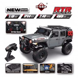 Crawler 1/10 Jeep Rubicon Gris Métal [RTR]