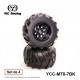 MT8-7BK - Pneus 1/8 Monster Truck [4pcs]