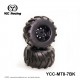 MT8-7BK - Pneus 1/8 Monster Truck [4pcs]