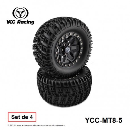 MT8-5 - Pneus 1/8 Monster Truck [4pcs]