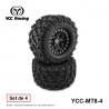 MT8-4 - Pneus 1/8 Monster Truck [4pcs]