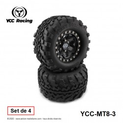 MT8-3 - Pneus 1/8 Monster Truck [4pcs]