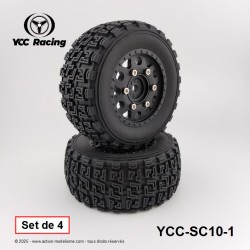 YCC SC10-1 - Pneus Short Course 1/10 [1set]
