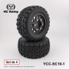 YCC SC10-1 - Pneus Short Course 1/10 [1set]