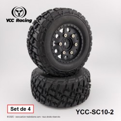 YCC SC10-2 - Pneus Short Course 1/10 [1set]