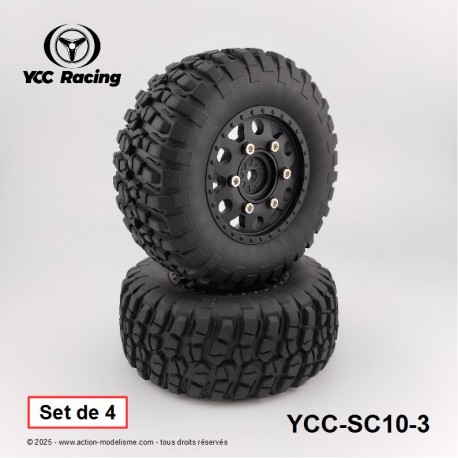 YCC SC10-3 - Pneus Short Course 1/10 [1set]