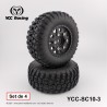 YCC SC10-3 - Pneus Short Course 1/10 [1set]