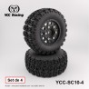 YCC SC10-4 - Pneus Short Course 1/10 [1set]