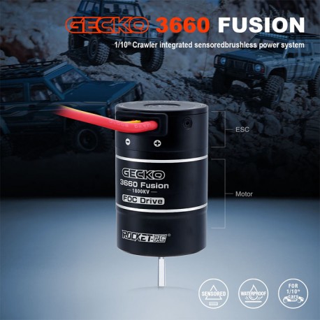 Moteur Brushless ROCKET GECKO Fusion 3660 1800KV