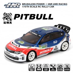 PITBULL RTR - Voiture 1/10  rallye 4WD brushless