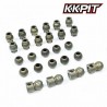 K1-10052K - Boule de chape alu Har Anodizing [1set]