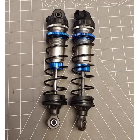 YCC - Amortisseur 1/10 à émulsion 86mm gris/bleu [2pcs]