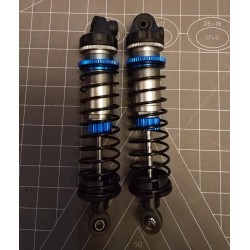 YCC - Amortisseur 1/10 à émulsion 89mm gris/bleu [2pcs]