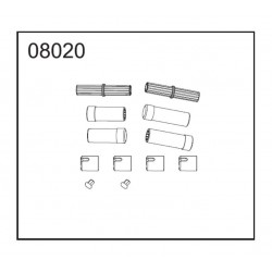 08020 - Cardans centraux [1set]