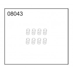 08043 - Cylindre d'accouplement de cardan [8pcs]