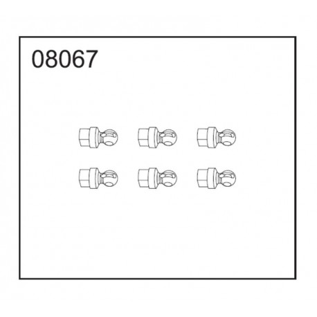08067 - Pivot de cardan CVD [6pcs]