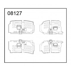 08127 - Gardes boue JEEP [1set]