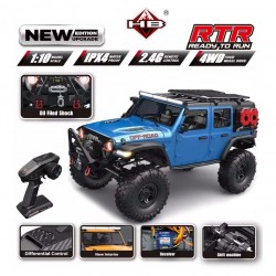 Crawler 1/10 Jeep Rubicon Gris Métal [RTR]