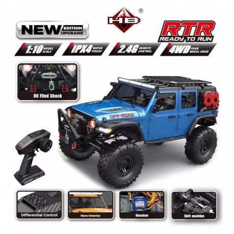 Crawler 1/10 Jeep Rubicon Gris Métal [RTR]